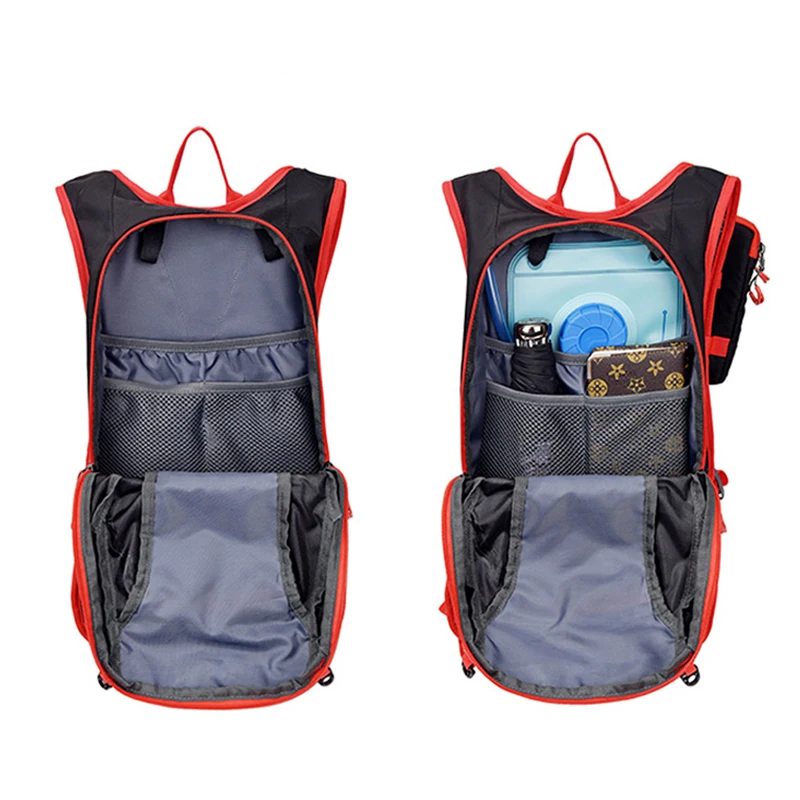 Blue/green 18L Waterproof Bicycle Backpack+2L Water Bag Outdoor Sport Hiking Backpacks Bike Cycling Camping With Rain Cover|bag outdoor|outdoor