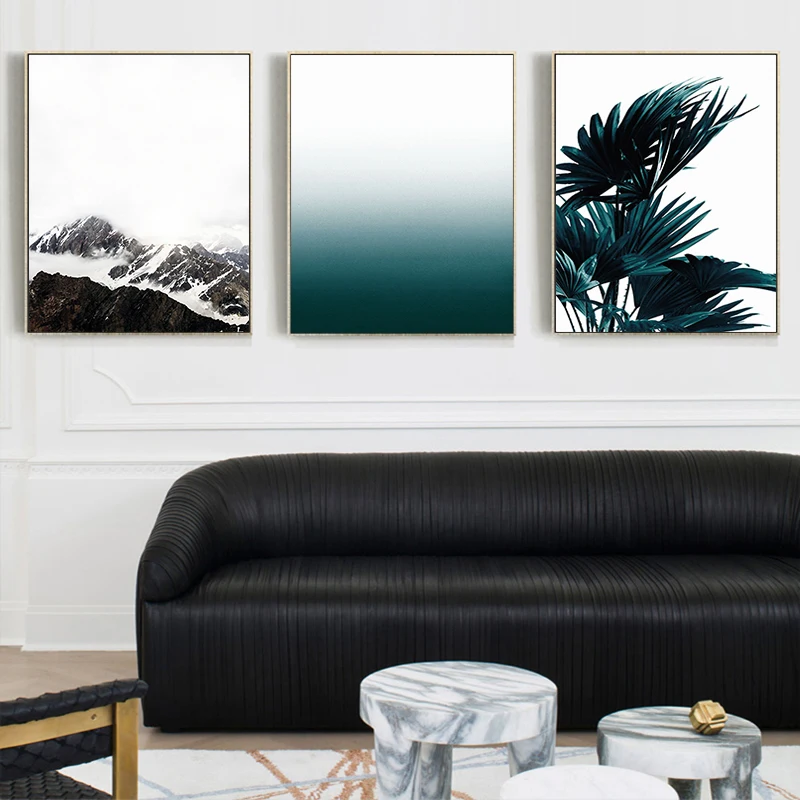 Wall Art Холст Печати Плакатов Картины Nordic Украшения Пейзаж Декоративные Для