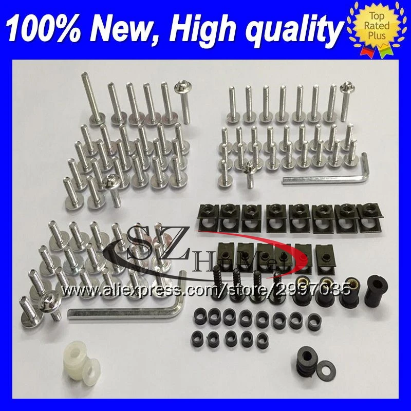 

Fairing bolt full bolts kit For HONDA NSR250R MC28 NSR 250R NSR250 R 1994 1995 1996 1997 1998 1999 Windscreen screw screws Nuts