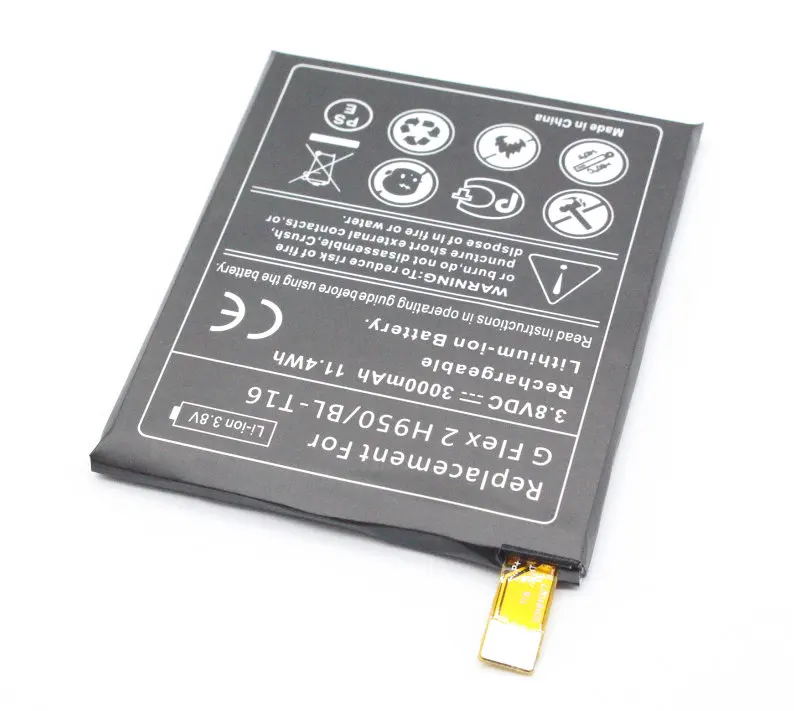 ITopZea 3000mAh / 11.4Wh BL T16 запасная батарея для LG G flex 2 Vu 4 Vu4 H950 H955 H959 US995 LS996 H955A и т. Д.| |