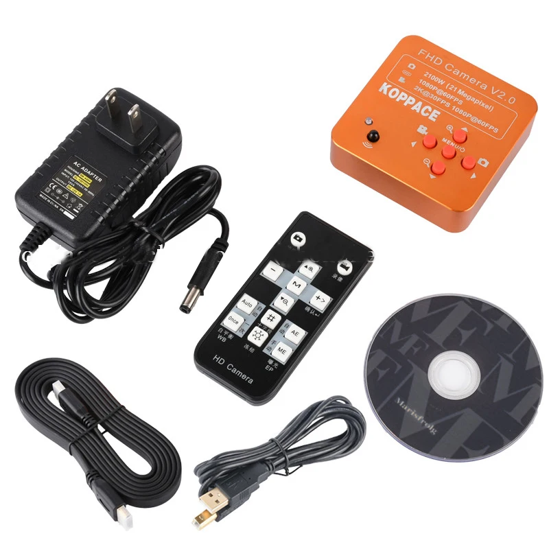 21MP HDMI 1080P HD USB цифровой промышленный видеоинспекционный микроскоп набор камер TF