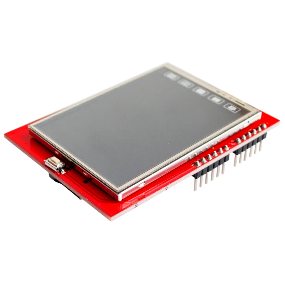 ЖК модуль TFT 2 4 дюймовый экран для платы Arduino UNO R3 и с поддержкой mega 2560|Светодиодные