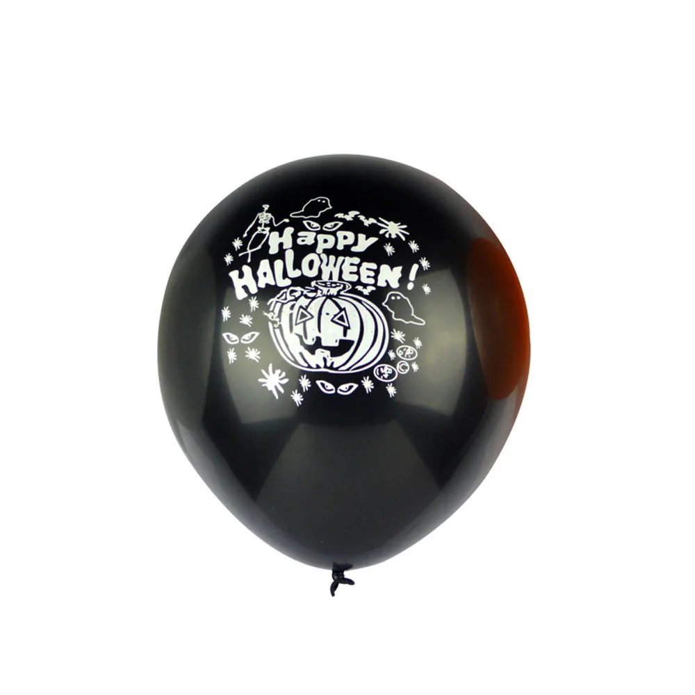 С надписью Happy Halloween Воздушные шары бытовой тыквы 100 шт. случайный шарик призрак
