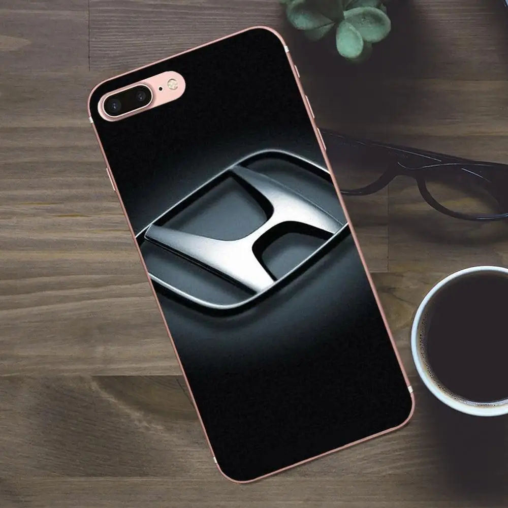 Bixedx мягкий чехол для телефона из ТПУ Honda Jdm Car H Logo Apple iPhone 4 4S 5 5C SE 6 6S 7 8 Plus X Galaxy A3 A5 J1 J2