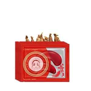 Ginseng 1 Pack Перламутровая маска для глаз женьшеня 2 шт./пакет для ремонта клеток, накладки для глаз, крем для морщин, снятие сумок для глаз, для отечности под глазами - Цвет: Ginseng 1 Pack