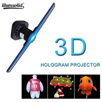 3d hologram wifi app control advertising display led fan virtual reality hologram graphics projection