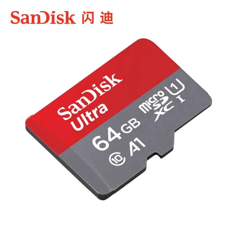 SanDisk ультра Оригинальная карта памяти 256 ГБ 128 Гб 64 SDXC 32 16 SDHC usb flash C10 micro sd TF карты