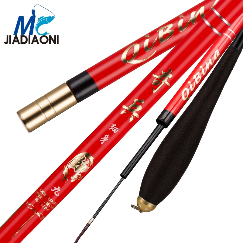 JIADIAONI Outdoor Taiwan Fishing Rod Carbon 37 Tune Super Light Portable Fish Pole 2.7m-5.4m Tackle JDN099 | Спорт и развлечения