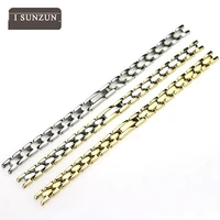 isunzun stainless steel watchbands for tissot t003t003 209 series metal bracelet women watch straps belt classic straps