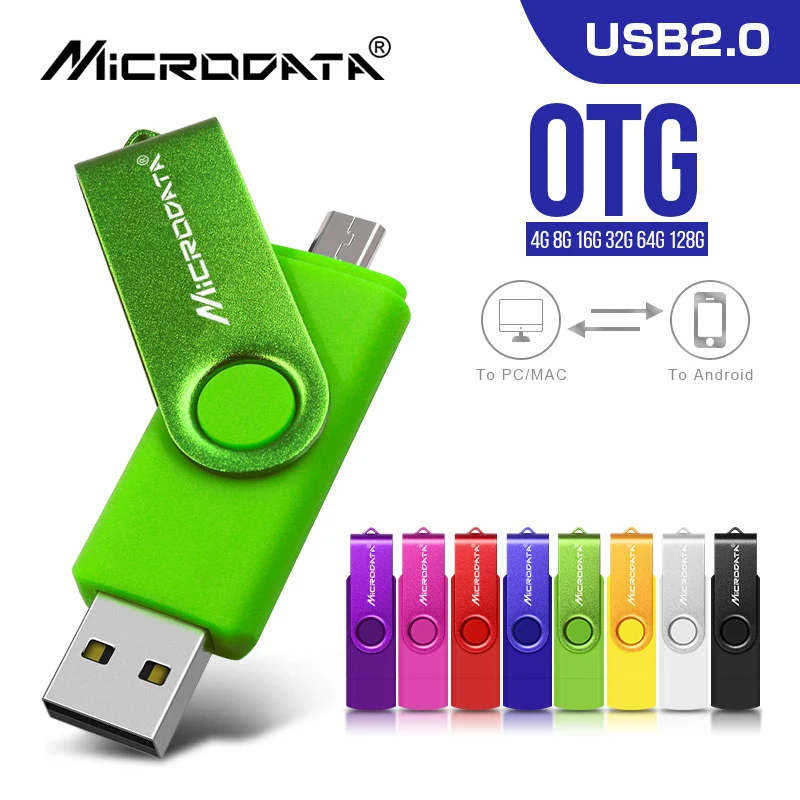 Новый Usb 2 0 OTG USB флэш накопитель для смартфона/планшета/ПК 8 ГБ 16 32 64 Гб 128