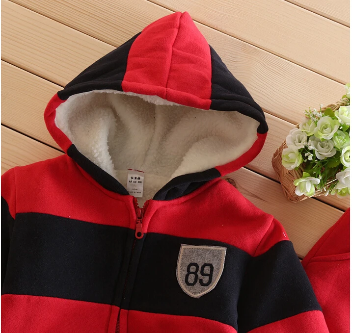 2016 Hot Sell Boys Girls Children Winter Wool Sherpa Baby Sports Suit Jacket Sweater Coat &amp Pants Thicken Kids Clothes Set | Детская