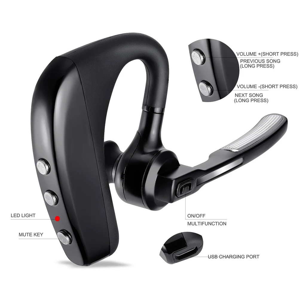 2018 высокое качество K10 Bluetooth наушники Handsfree Беспроводная стерео гарнитура