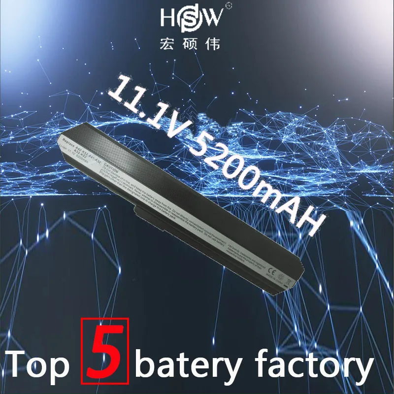 Аккумулятор HSW для asus K52J K52F K52 A31 A32 A52F A52J A52JR A52JK K42F K42JB K42JR K42JV X52J|battery for asus|battery k52fbattery