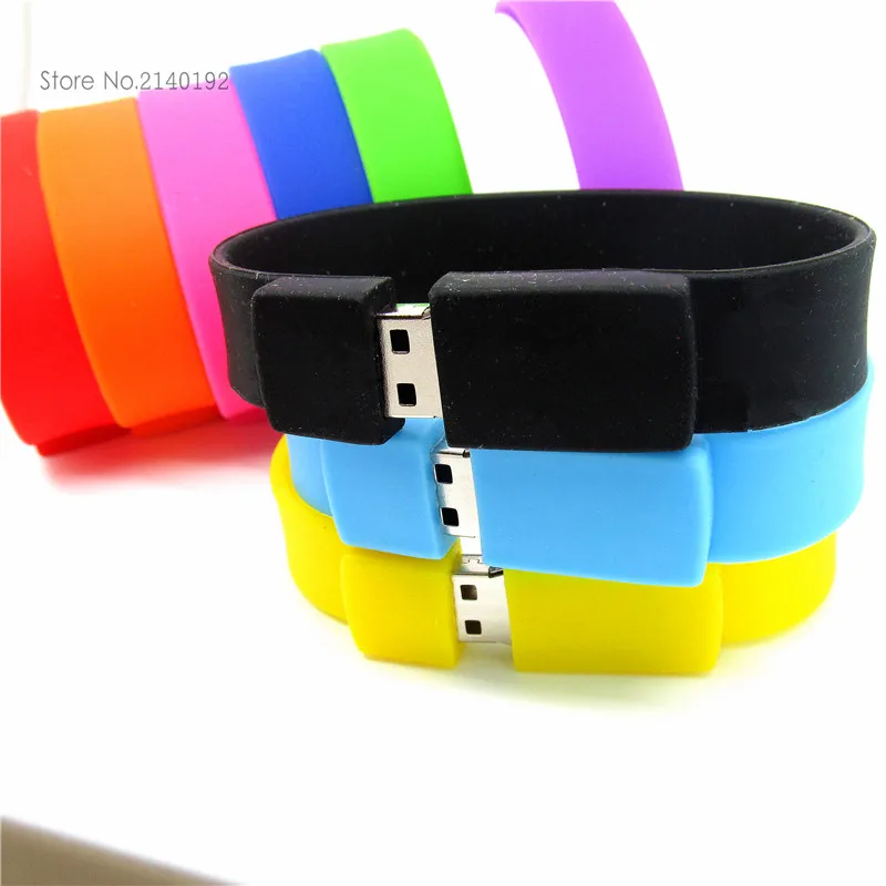 Силиконовый браслет с USB флэш-накопитель 4 ГБ 8 оперативной памяти 16 Гб встроенной