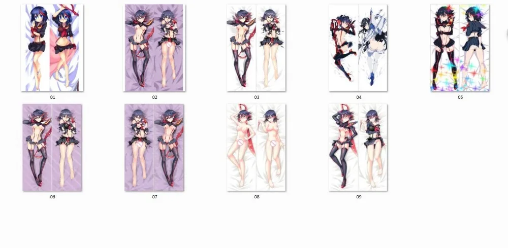 Наволочка для подушки аниме Kiru Ra наволочка тела Kill la sexy girl Ryuko Matoi & Satsuki Kiryuin