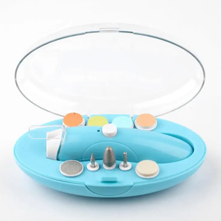 Электрический триммер для ухода за ногтями зарядка через USB бесшумный