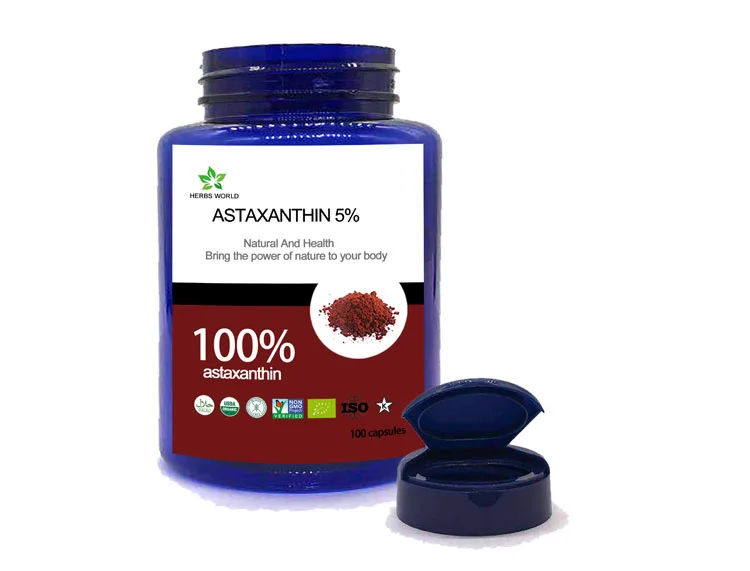 Натуральный astaxanthin 5% капсул astaxanthin 5% порошок
