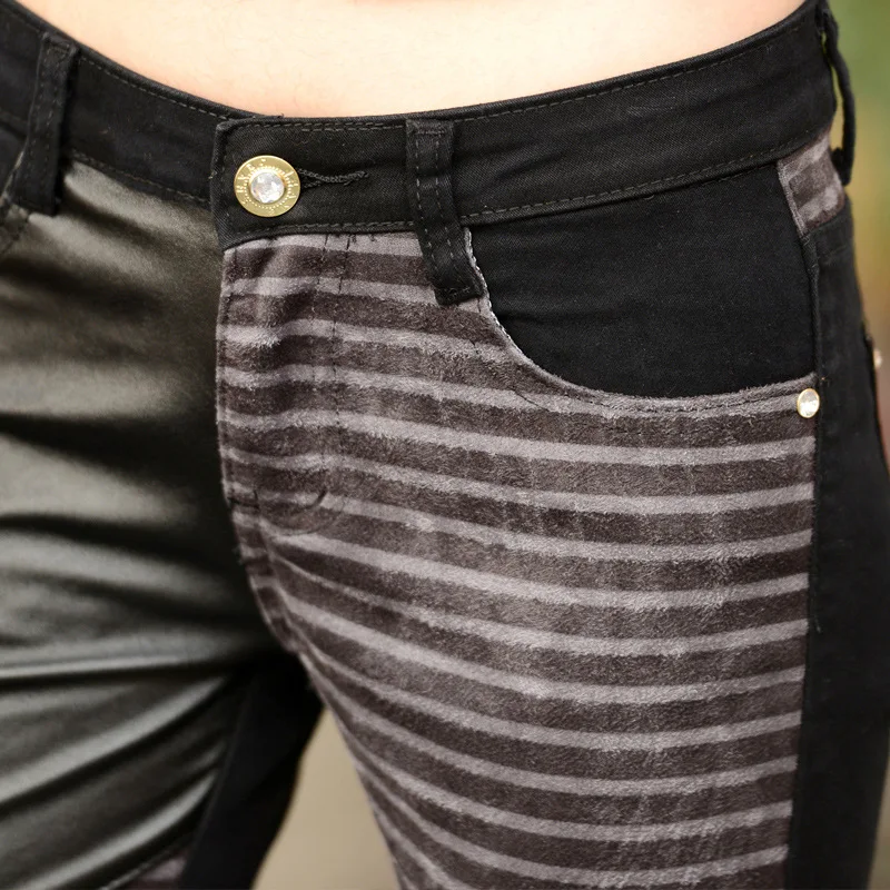 2018 весенние джинсовые колготки модные обтягивающие брюки для брюк из