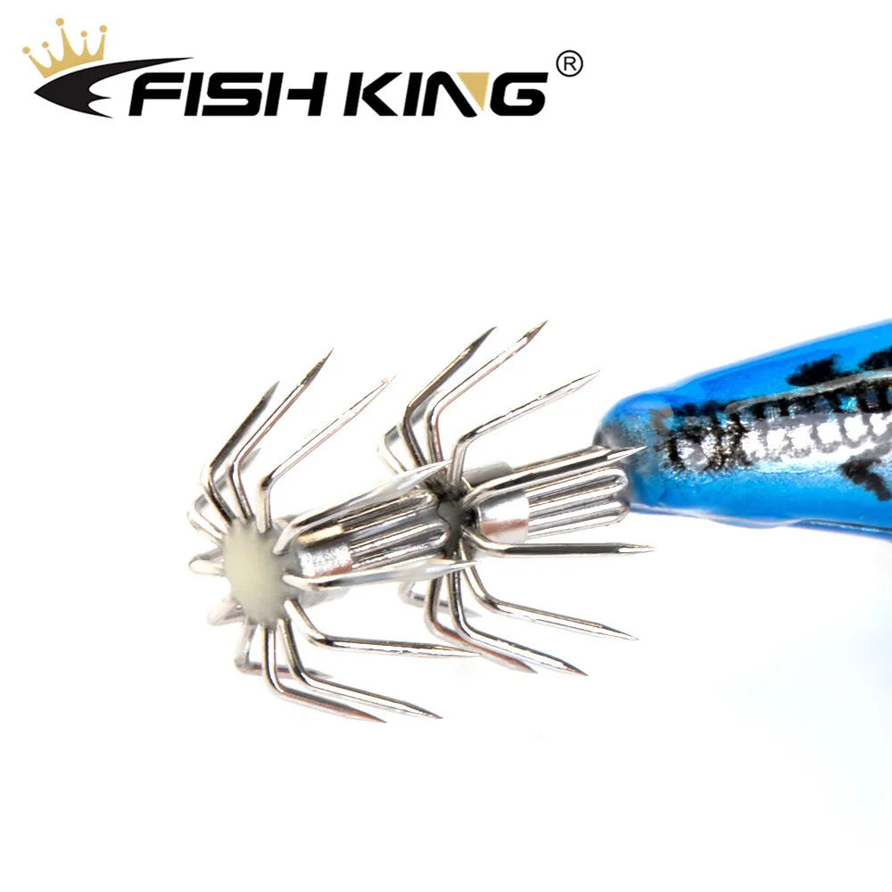 FISH KING приманка для рыбной ловли 7 см/11 5 г крючок кальмара со стандартными блеснами