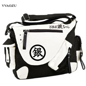 Gin Tama сумка-мессенджер унисекс для косплея, горячая Распродажа, серебряная сумка-мессенджер Soul гинтама с мультяшным рисунком, вместительная сумка из ПУ и холста, школьные сумки