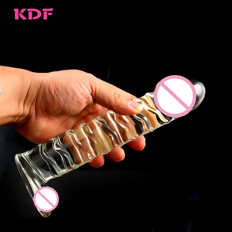 Искусственный фаллоимитатор большого размера со стеклом для пениса секс товары