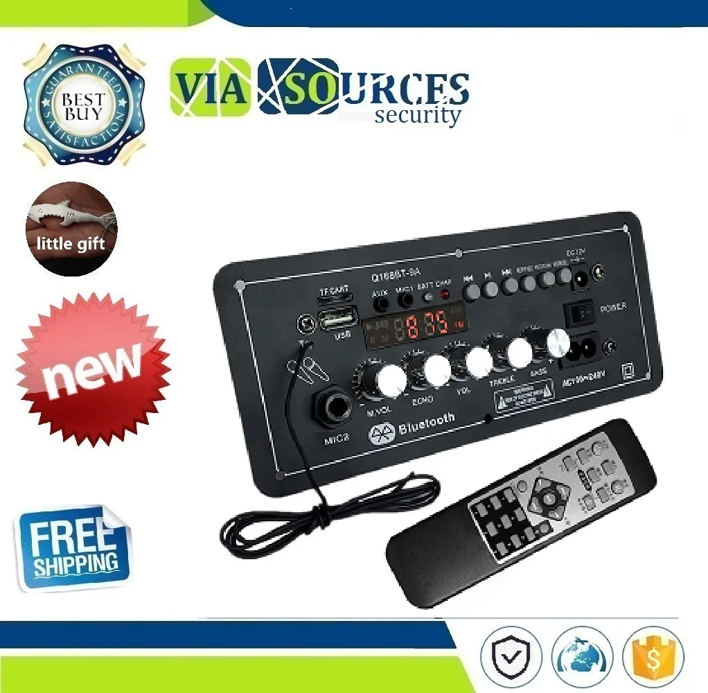 12 V AC220V Bluetooth сабвуфера усилителя звука доска караоке аудио усилитель Поддержка AUX