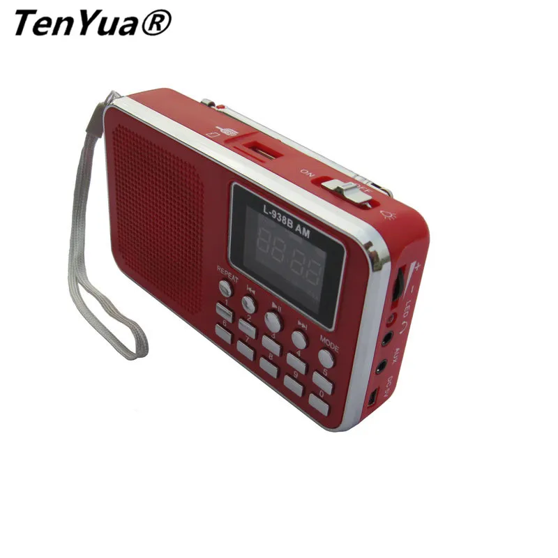 Мини AM / FM радио Колонка TenYua с usb портом для MP3 и TF картой|Портативные колонки| |
