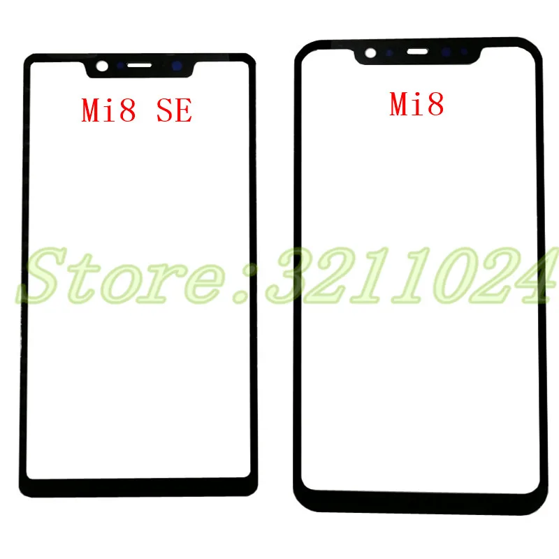 10Pcs/Lot Original For Xiaomi Mi8 Mi 8 / SE Front Screen Outer Glass Touch Cover Panel Lens Replacement Parts | Мобильные телефоны
