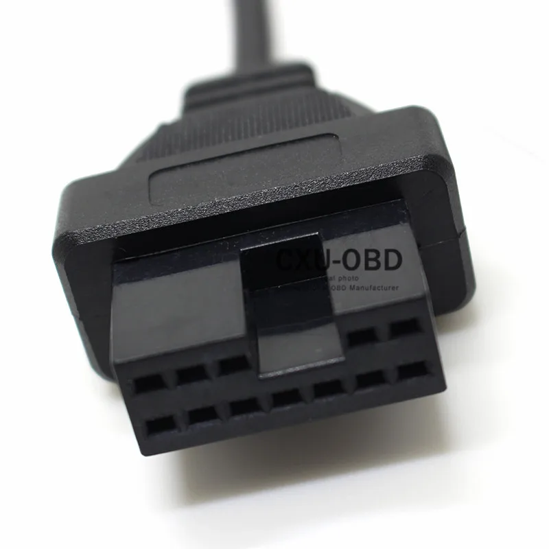 OBDII 2 разъем для Mitsubishi 12pin до 16Pin OBD диагностический адаптер автомобильный кабель |