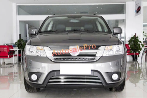 Stainless Front Grille Grill Cover Trim 5pcs for Fiat Freemont 2012 2013 2014 | Автомобили и мотоциклы