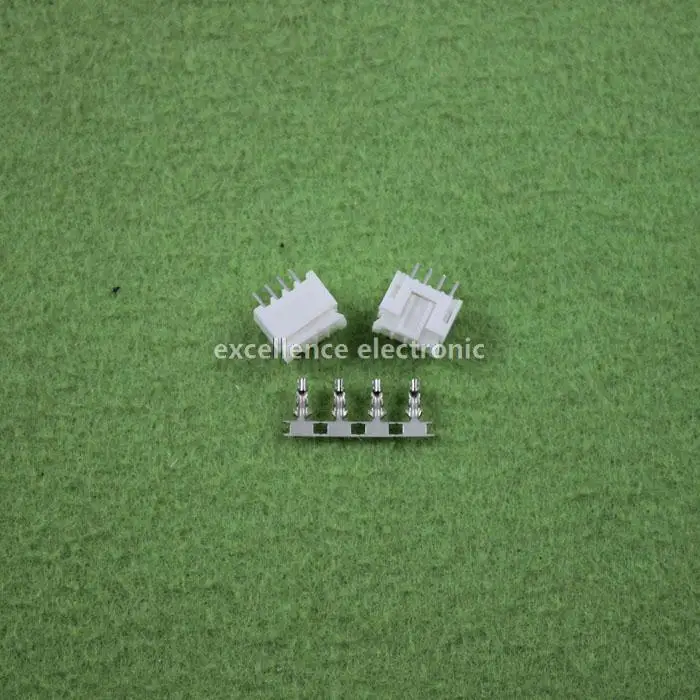 100 комплектов Micro JST 2 0 PH 4 контактный разъем штекер гнездо обжимы|4-pin jst|male connectorph