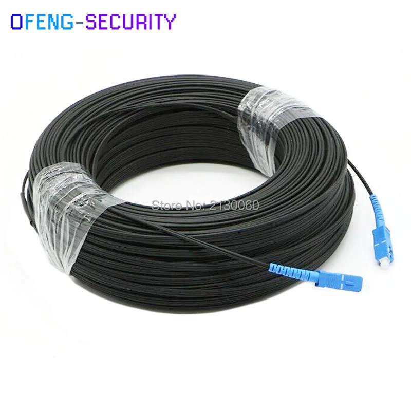 300 м кабель FTTH для прокладки вне помещений sc upc Drop патч-кабель G657A волоконно-оптический патч-корд FTTH Оптическое волокно гибкий кабель