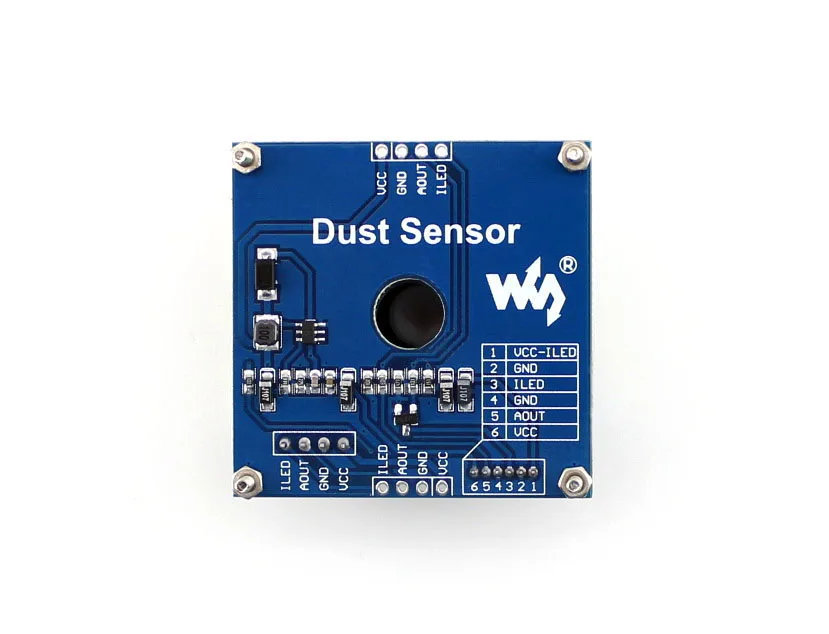 

5pcs/Dust Sensor Detector Module with Sharp GP2Y1010AU0F Onboard for Measuring PM2.5 Air Purifier Air Conditioner Monitor