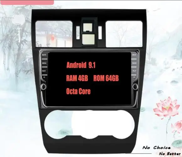 9.1 4G-64G 8 Восьмиядерный android 9,1 автомобильный dvd мультимедийный плеер для Subaru Forester XV WRX 2012- радио gps 4G+ 64G экран Carplay головное устройство - Цвет: 9.1 4G-64G 8