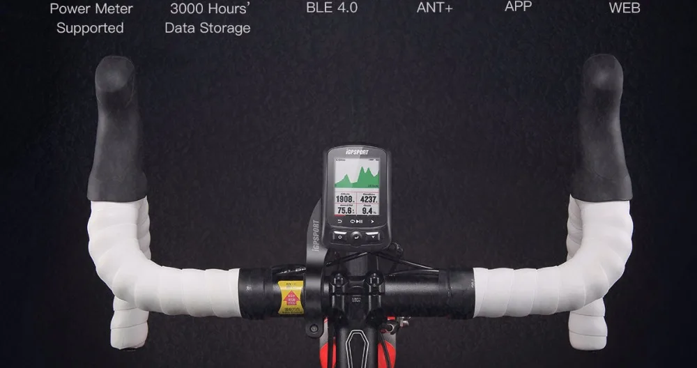 I gps порт ANT+ gps IGS618 велосипедный Bluetooth беспроводной секундомер Спидометр Водонепроницаемый IPX7 велосипедный Спидометр компьютер