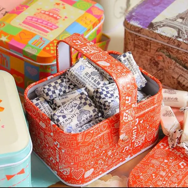 Популярная металлическая коробка для монет косметический чехол хранения