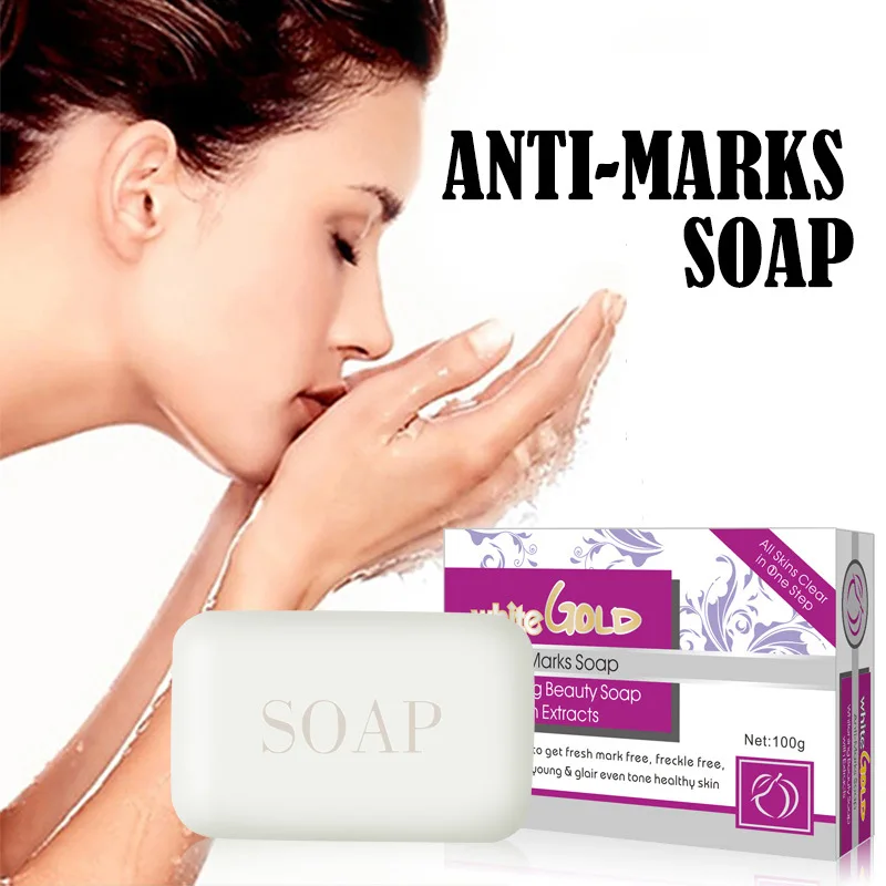 

Handmade Anti-Marks Soap Facial Lifting Moisturizing Skin Care Repair Anti-wrinkle Whitening Face Cleaning Acne treatment 100g