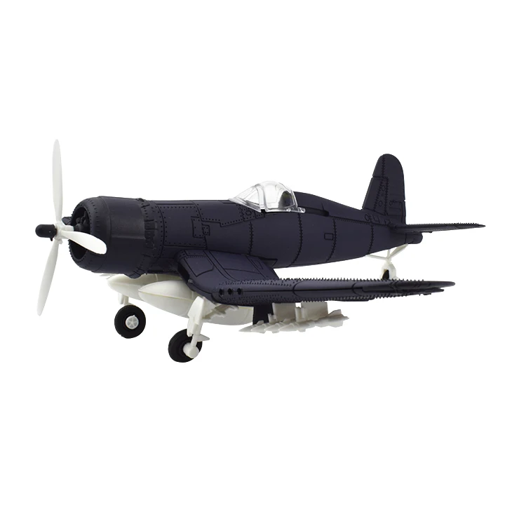 E 1 шт. Сборная модель самолета набор игрушек для мальчиков военный F4U Corsair Fighter 4D модель DIY строительные блоки игрушка для обучения подарки - Цвет: E