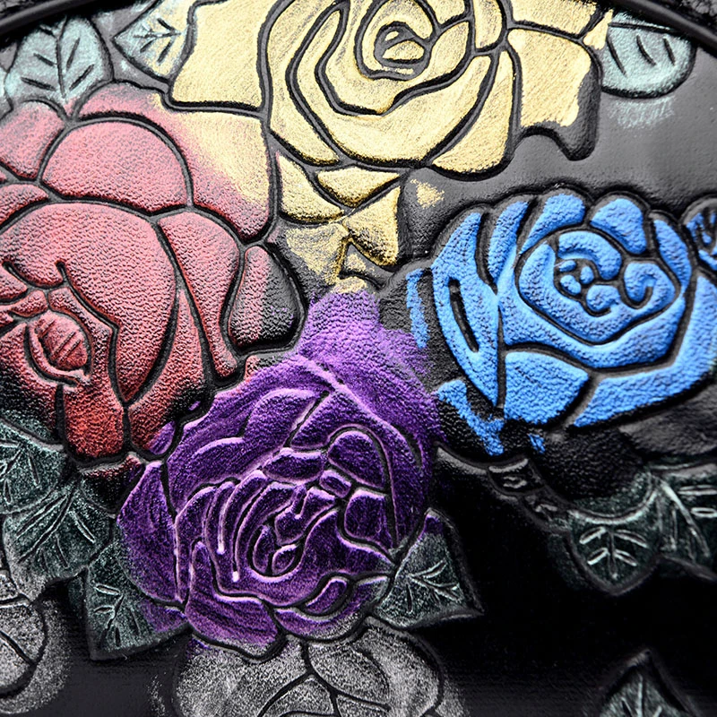 Floral Bags For Women 2019 Leather Luxury Handbags Designer High Quality Shell Bag Chinese Style Sac A Main | Багаж и сумки
