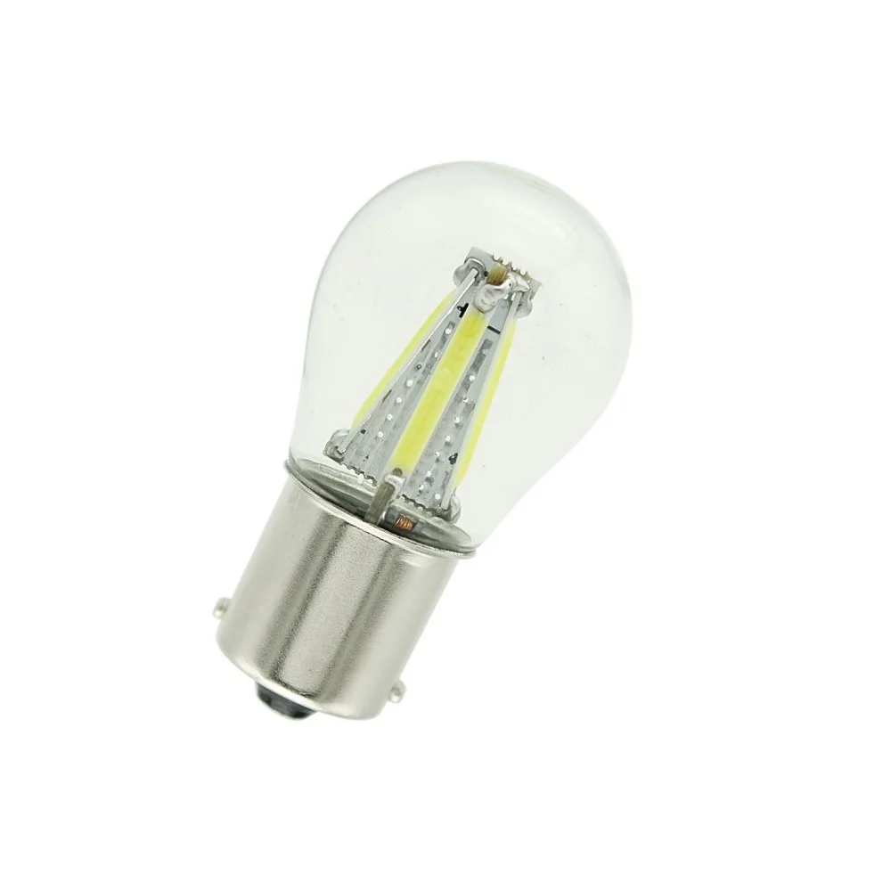 1 шт.: ANBLUB P21W BA15S 1156 BAY15D 1157 авто фары для автомобилей COB Светодиодная лампа накаливания включение света задние тормоза лампы, сигнализирующий фонарь 12V огни DRL