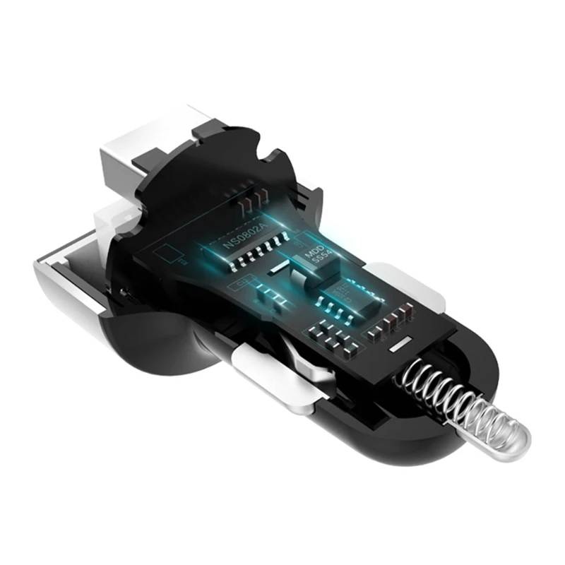 Двойной USB QC3.0 красный светодиодный адаптер напряжения тока для планшетных ПК