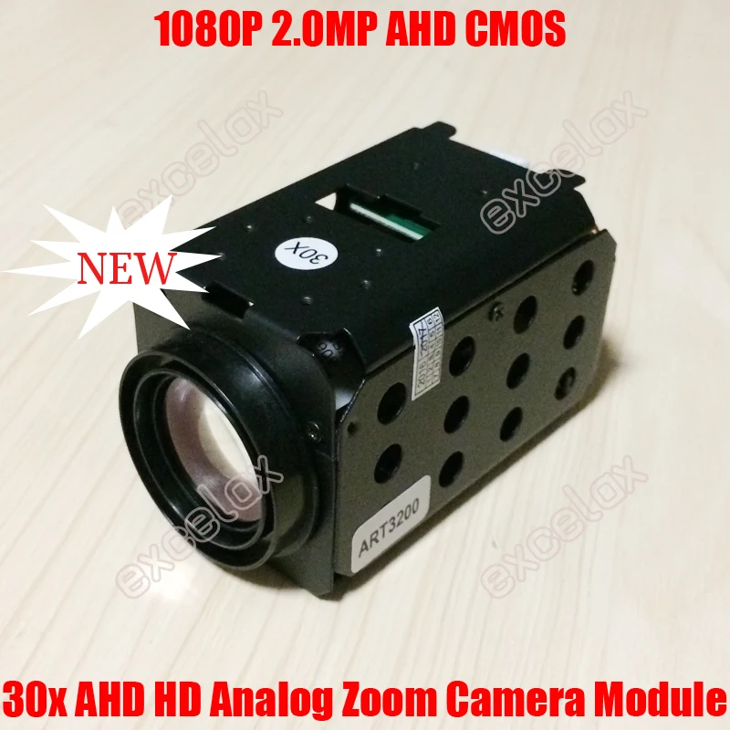 1080P 2 мегапиксельная 4 в 1 AHD TVI CVI CVBS IMX323 30x CCTV модуль камеры с зумом 18x оптическая