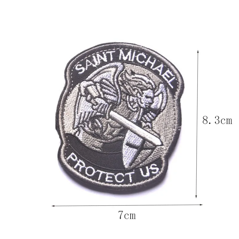 1 шт. вышитые тканевая наклейка Архангел Saint Michael Тактическая защита армия США