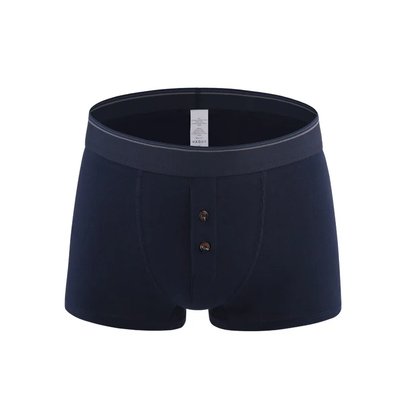 2018 4xL-5XL Big Size Men Shorts solid color Front Fly Opening Men Boxers Open cotton Underwear Male Underpants 6pcs lot