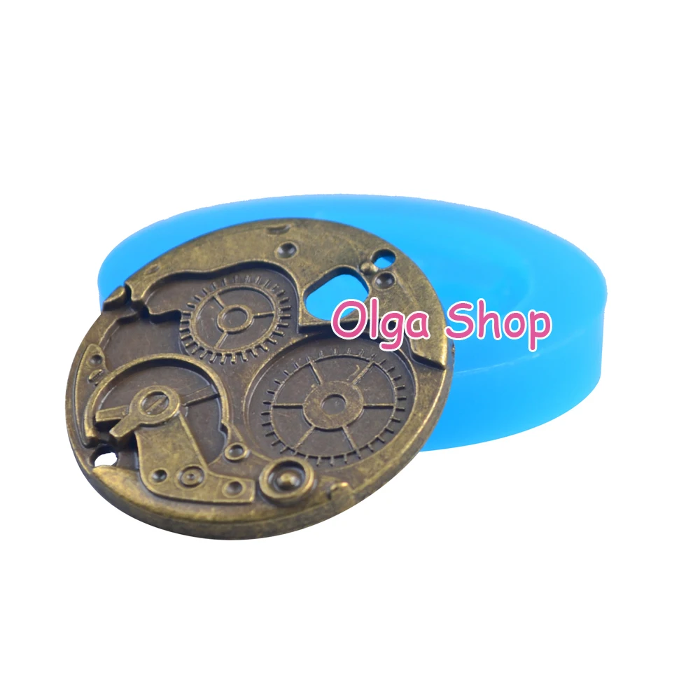 ST001 37 3 мм Стимпанк Шестерни силиконовая форма для украшения торта Sugarcraft