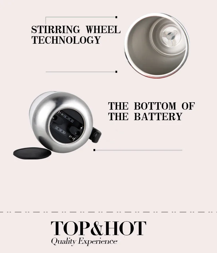 Чашка кофейная автоматическая из нержавеющей стали 350 мл|self stirring|cup coffee mugautomatic mixing