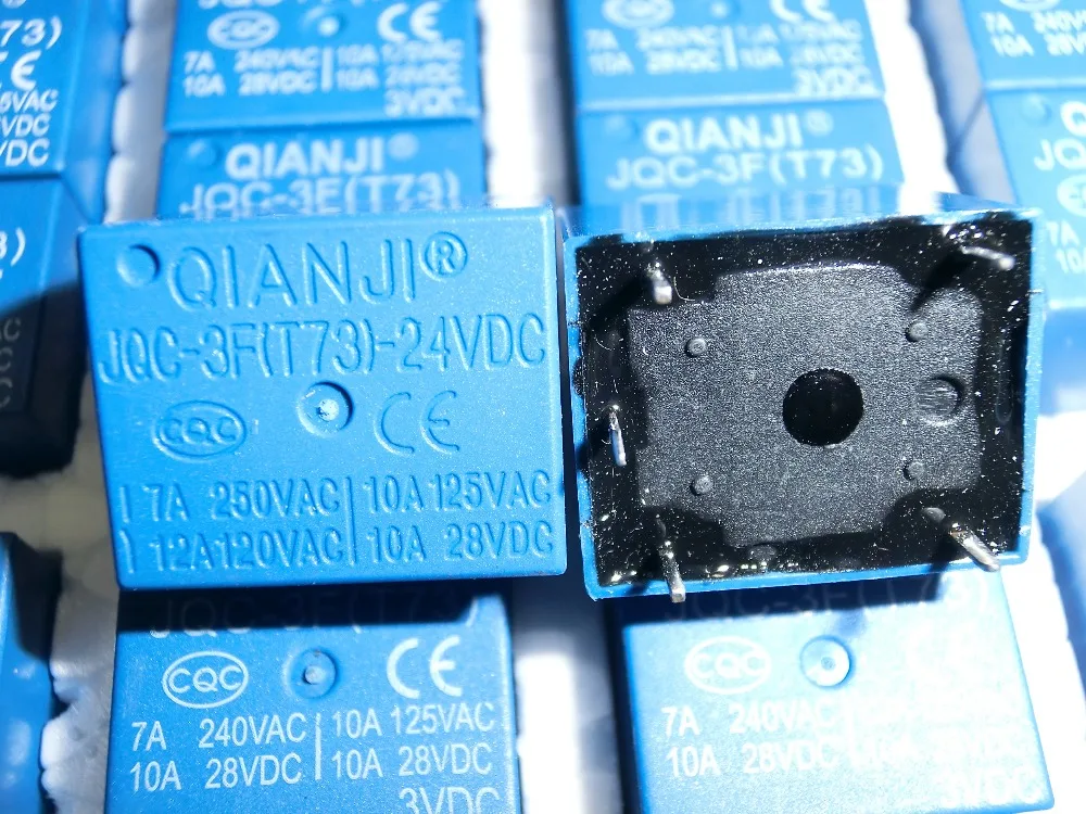 5 шт. Горячая новинка JQC-3F (T73) T73 DIP-5 3VDC 5VDC 6VDC 9VDC 18VDC 24VDC 7A 240VAC 10A 125VAC/28VDC реле питания |