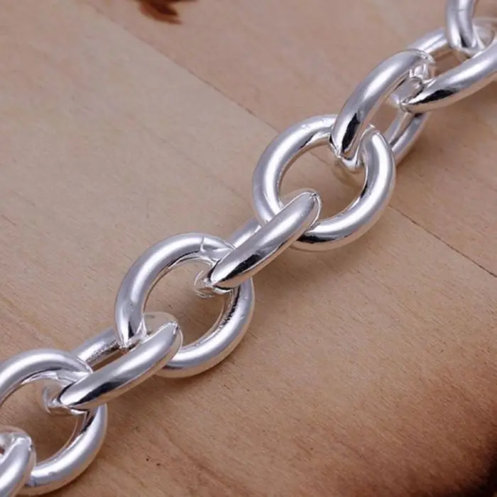 Браслет с серебряным покрытием H034 модные ювелирные украшения браслет со