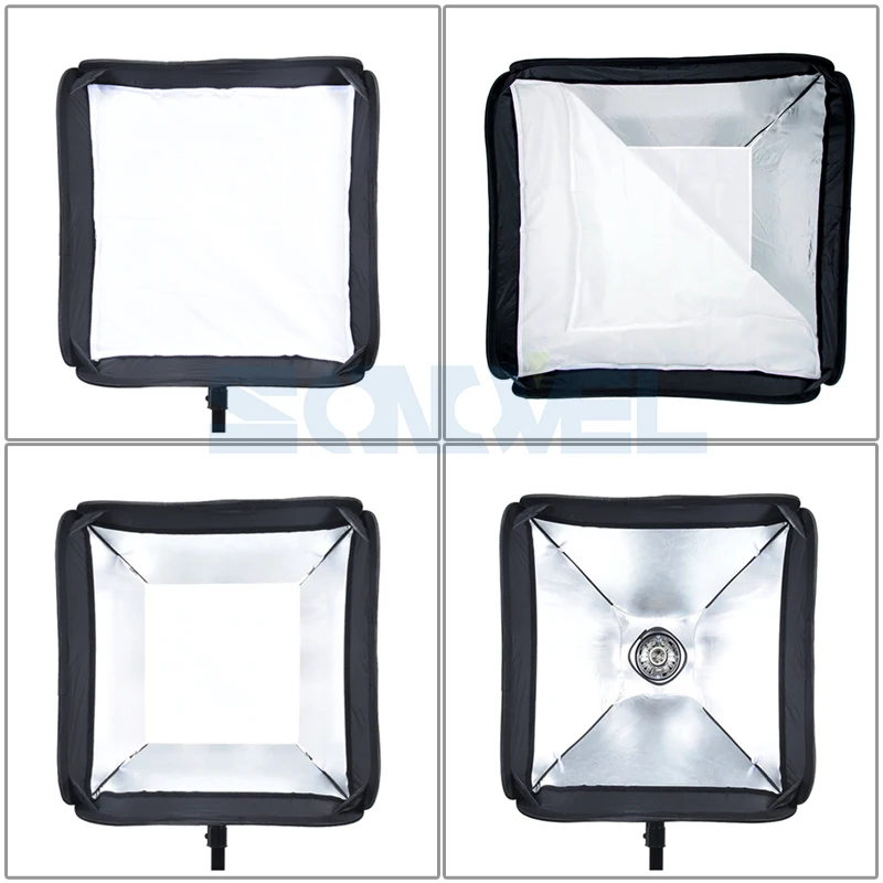 Godox 80x80 см 32*32 дюймов софтбокс комплект Рассеиватель Вспышки + s образный кронштейн