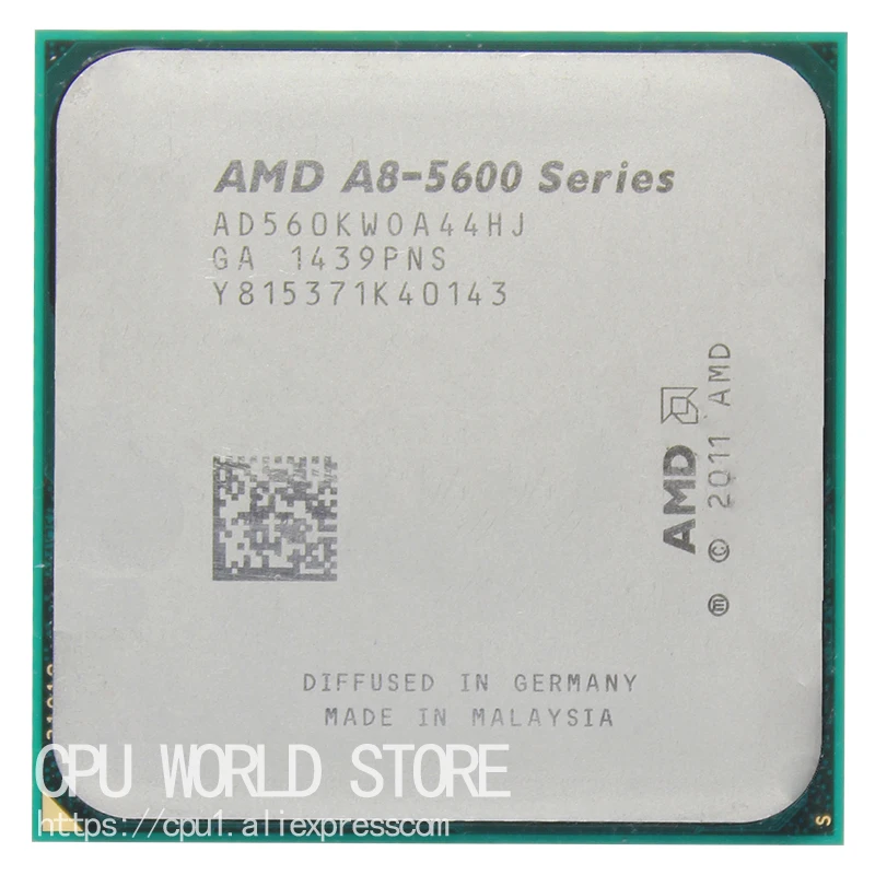 Четырехъядерный процессор AMD серии A APU X4 A8 5600K 3 6 ГГц 32 нм 100 Вт Socket FM2|cpu processor|socket
